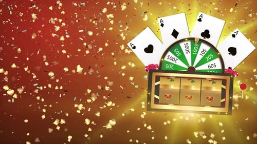 Roulette Casino Wheel Rotate Animation Bg, Spinning Roulette Playing Casino Gambling Casino Wheel