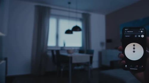 Adjusting Lighting with a Phone App