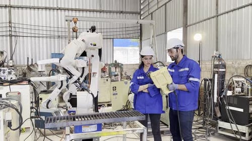 Industrial Robotic Arm.