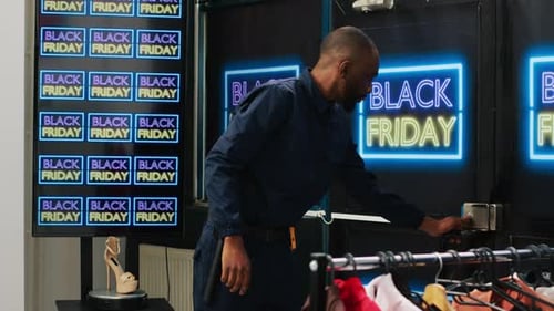 Doorman Opens Store for Eager Black Friday Customers