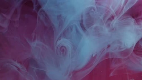 Abstract Pink and Blue Fluid Motion Background