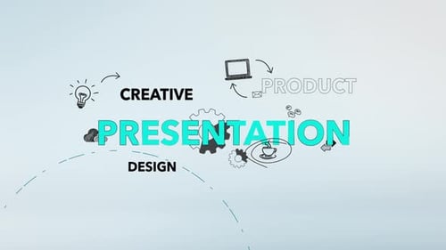 Infographic Presentation Typography Background