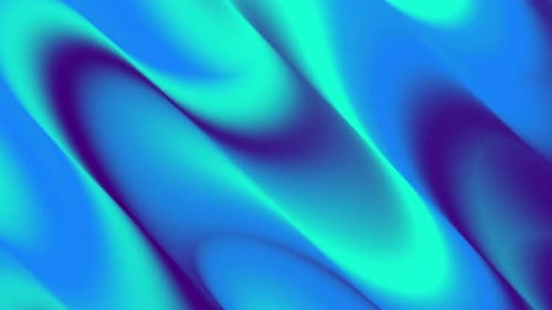 Vibrant Abstract Fluid Gradient Waves Loop Background