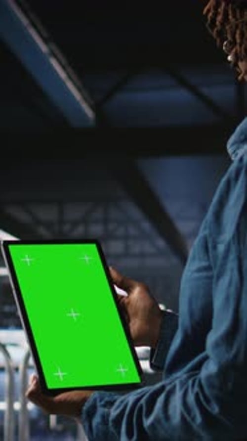 Vertical Video Computer Scientists in Data Center Monitoring Neural Network LLM Visualization