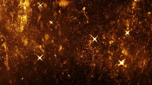 Space Gold Particless