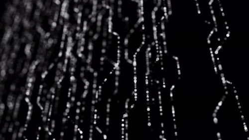 Abstract Digital Network Data Flow Particles Background Loop