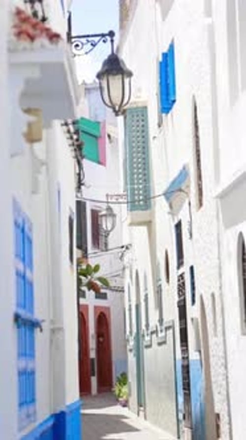 Vertical View Of Asilah Medina, Morocco