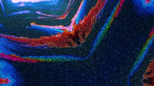 Vibrant Abstract Granular Waves Motion Background