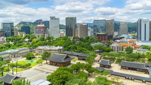 Seoul City Skyline, South Korea.