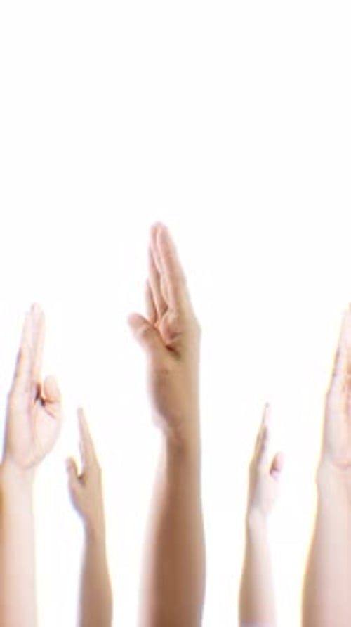 Spinning Fingers Stop Portrait Hands