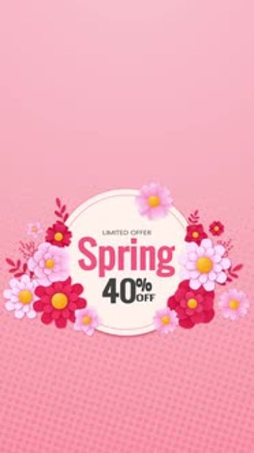 Spring Sale 40% Has Started