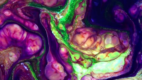 Colorful Fluid Motion Abstract Background