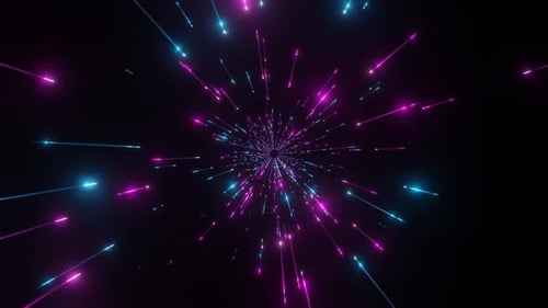 Pink And Cyan Moving Glitter Background Vj Loop In HD