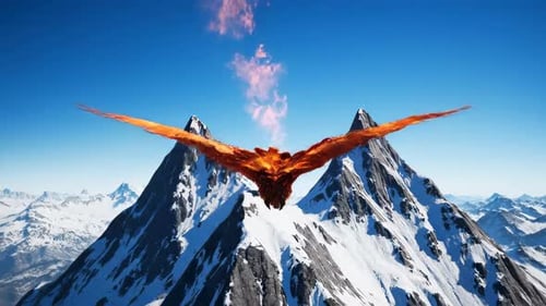 Vol du Phénix dans les montagnes, phase 1