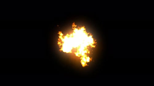 Realistic Machine Gun Muzzle Flash Burst