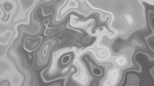 Flowing Grey Liquid Abstract Background Loop