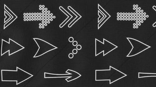 Arrow Set Wave Background Loop