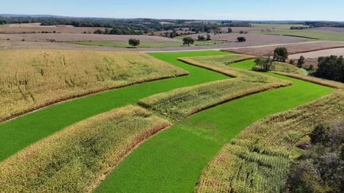 Contour Farming is a practice that involves performing farming across a field's slope. This includes