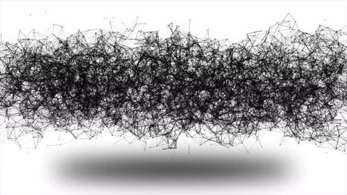 Animated Abstract Geometric Network Background Loop