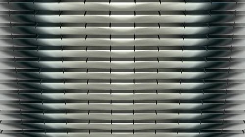 Abstract Metallic Bars Waving Seamless Loop Background