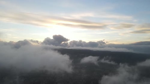 Aerial Foggy