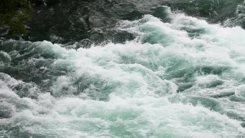 Close Up Of Rapids At Niagara Falls, New York