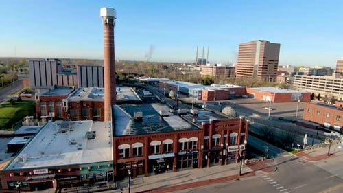 4K Drone Circle Lansing Michigan
