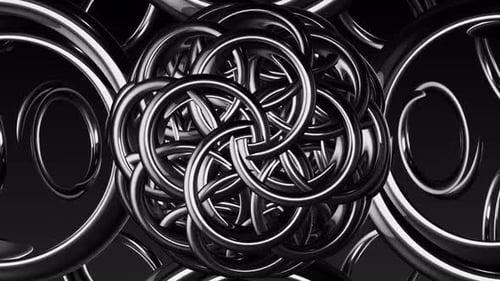 Círculos oscuros en movimiento