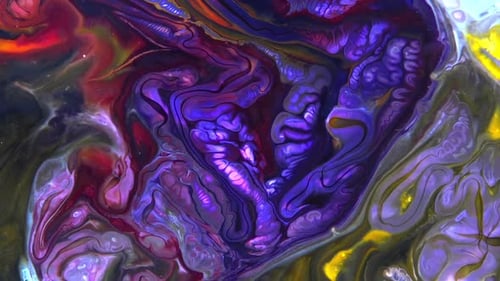 Abstract Colorful Ink Movements Spreads On Water Texture 215