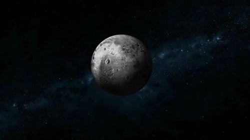Rotated Realistic 3d Haumea Fictional Planet