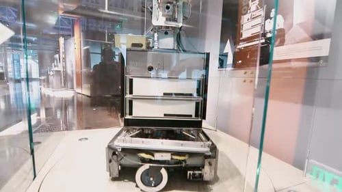 Robot Exhibit at a Science Museum