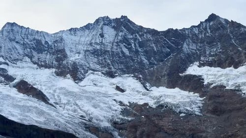 Saas Fee Saastal Zermatt glacier peaks ski resort Switzerland Swiss Alps Alpine Valley glacial peaks