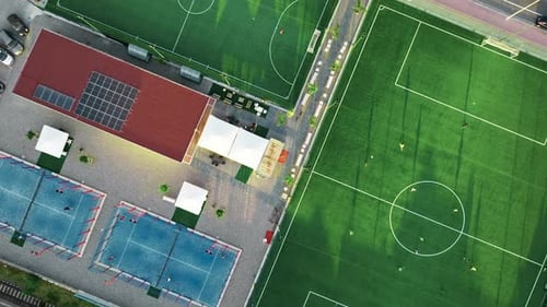 Sports Fields in the Recreation Area