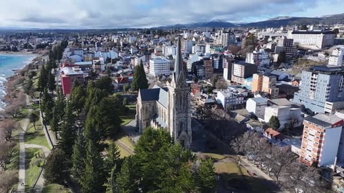 Catedral de Bariloche en Bariloche en Río Negro, Argentina.