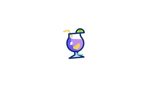 Cocktail Animated Icon