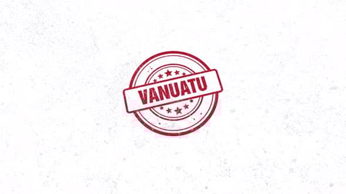 Sello de goma de Vanuatu