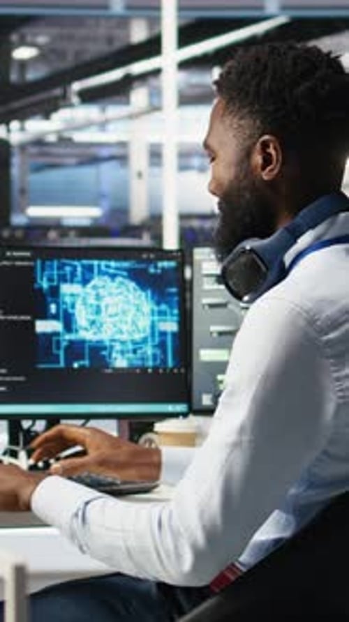 Vertical Video Data Center System Administrator Using AI Neural Network Models