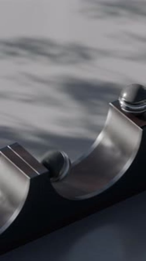 Slide Balls Loop 3D Animation