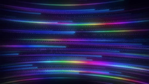 Datenübertragungsgeschwindigkeit Glowing Lines V6