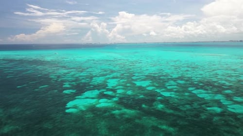 Kristallklares Wasser und Korallenriffe, lebendige Meeresschönheit