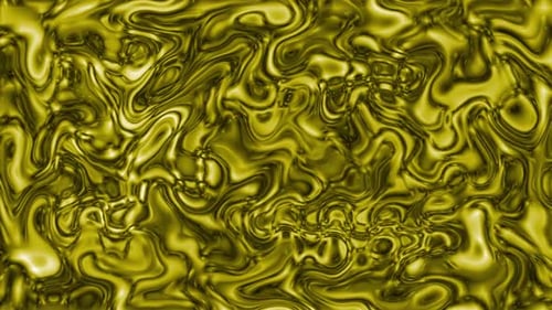 abstract gold color twisted pattern liquid psychedelic spiral glossy loop background