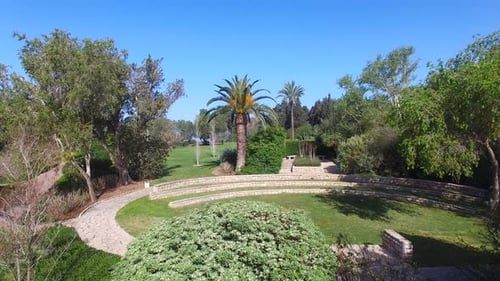 Ramat Hanadiv Gärten und grüner Park - Luftaufnahmen