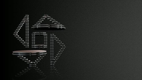 Abstract Rotating Platforms Product or Logo Reveal