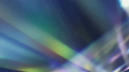 Abstrakter Regenbogen-Lichtlecks und Prismenrefraktionshintergrund