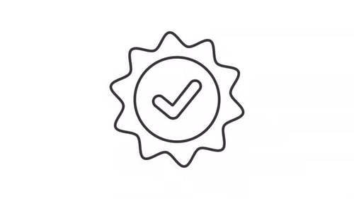 Quality Assurance Checkmark Icon Animation