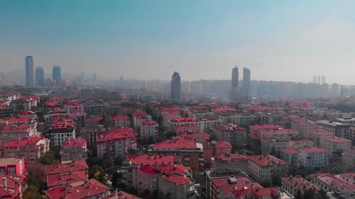 Istanbul Kadikoy aerial view
