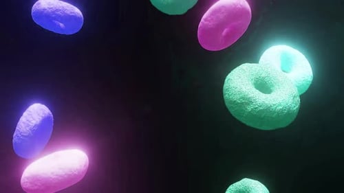 Cells float in space