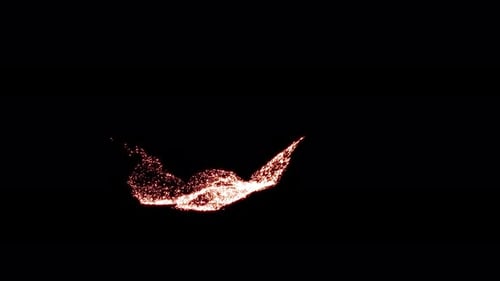 Glowing Spell Sparks Landing Effect