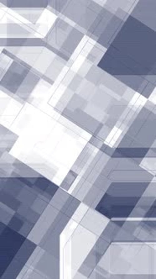 Abstract Geometric Shapes Shifting Motion Background