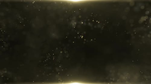 Elegant Golden Particle Dust Shimmering Background